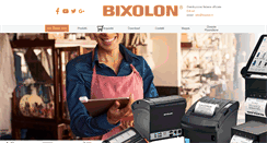 Desktop Screenshot of bixolon.it